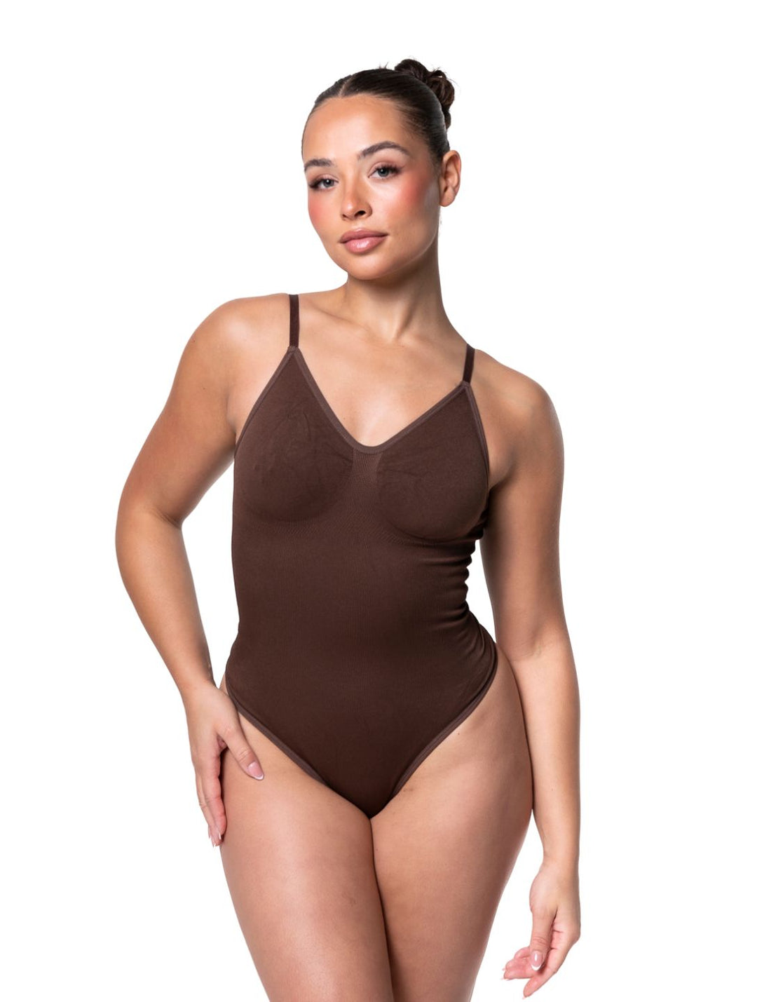 Stringbody met lage rug en shapingeffect