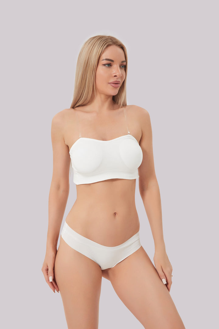 Dry Atelier Celeste - Strapless Bandeau BH